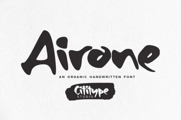 Airone: The Authentic Script Display Font for Editorial Design