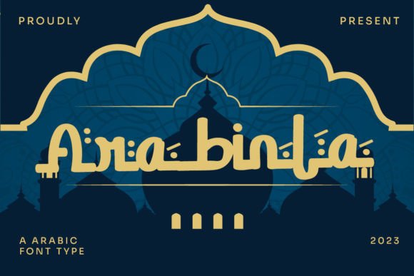Arabinta: The Elegant Arabic-Style Display Font for Handmade Crafts