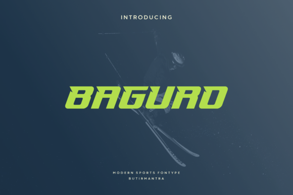 Baguro: The Dynamic Sports Display Font for High-Energy Campaigns