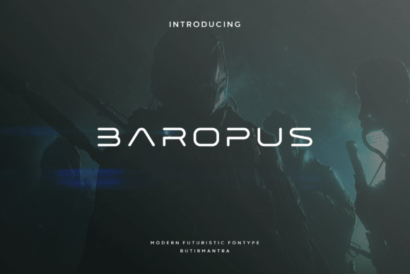 Baropus: The Premium Display Typeface for Modern Brand Identity