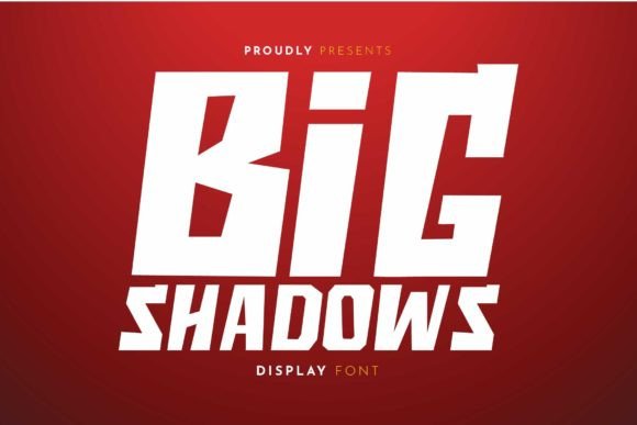 Big Shadows: The Bold Display Typeface for Creative Makers