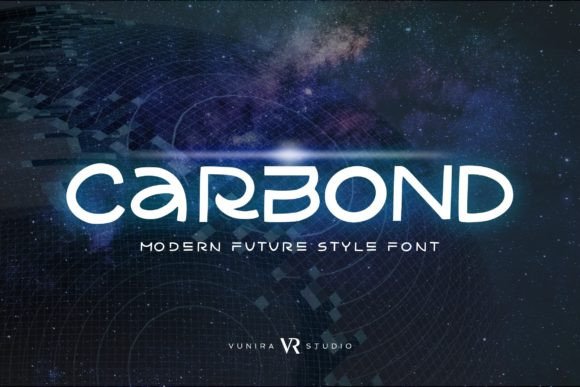 Carbond: The Futuristic Display Font for Modern Crafters
