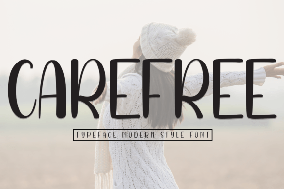 Carefree: The Sweet Handwritten Display Font for Creative Makers