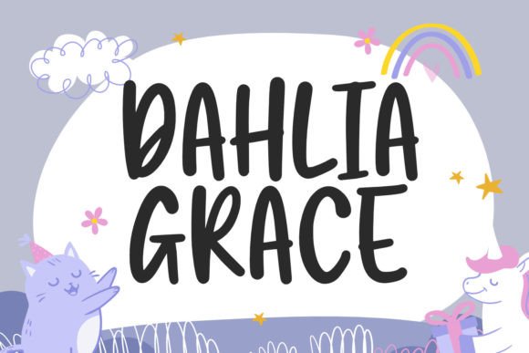 Dahlia Grace: A Quirky Handwritten Display Font for Modern Branding