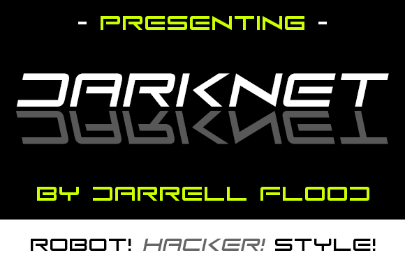 Darknet: The Futuristic Display Font for Sci-Fi Campaigns