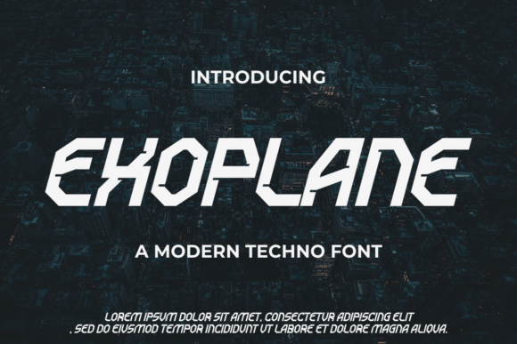Exoplane: The Bold Display Font for Authentic Branding