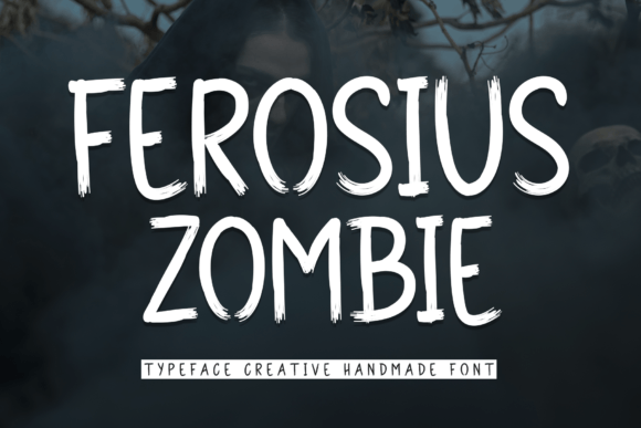 Ferosius Zombies: A Sweet Display Font for Creative Branding