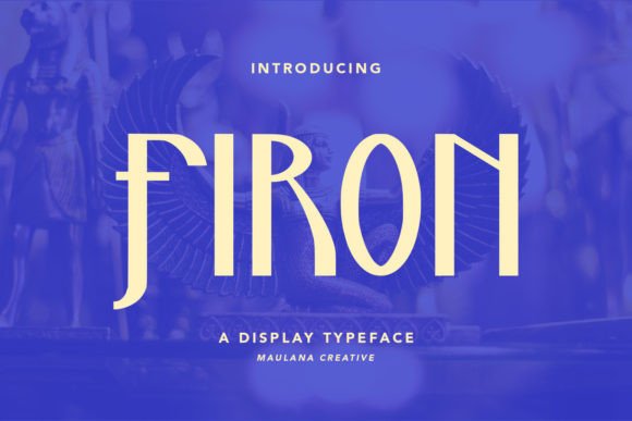 Firon: A Modern Geometric Display Font for Bold Branding
