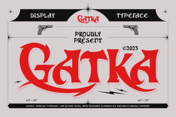 Gatka: A Powerful Display Typeface for Editorial Design