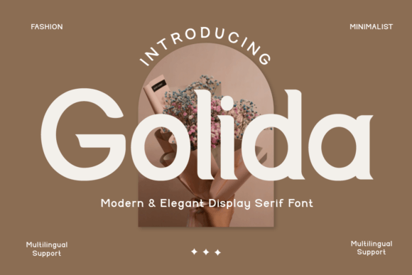 Golida: The Modern Display Font for Elevated Branding