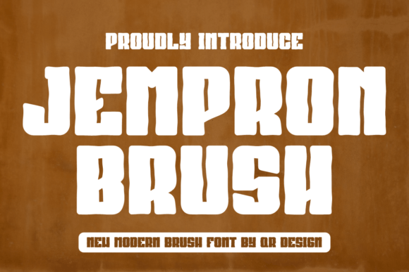 Jempron Brush: The Bold Display Typeface for Scroll-Stopping Campaigns