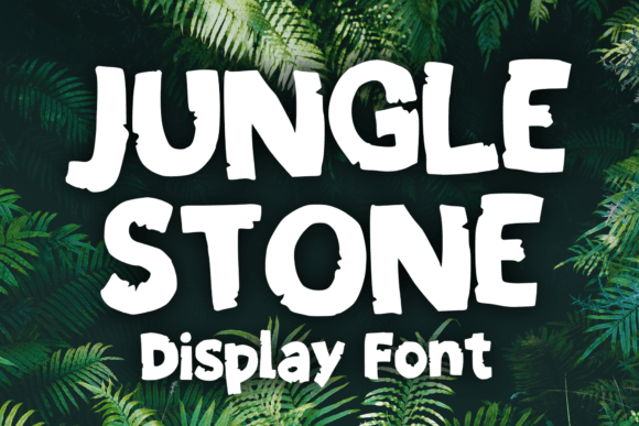Jungle Stone: The Playful Display Typeface for Editorial Design