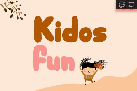 Kidosfun: The Quirky Display Font for Kid-Friendly Projects