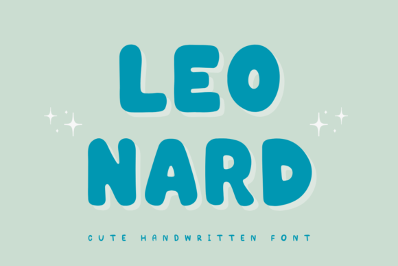 Leonard: A Handwritten Display Font for Whimsical Editorial Design