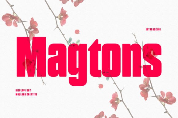 Magtons: The Elegant Condensed Display Font for Polished Branding