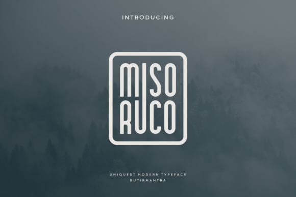 Misoruco: The Display Font for Bold Campaign Headlines