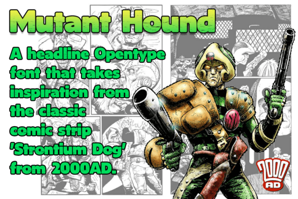 Mutant Hound: The Retro Comic Typeface for Bold Shop Brands