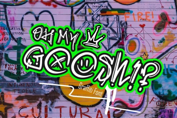 Oh My Goosh: The Ultimate Display Typeface for Street-Style Campaigns