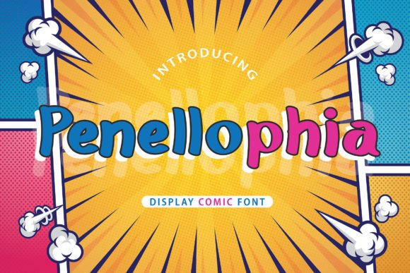 Penellophia: The Playful Display Font for Bold Branding