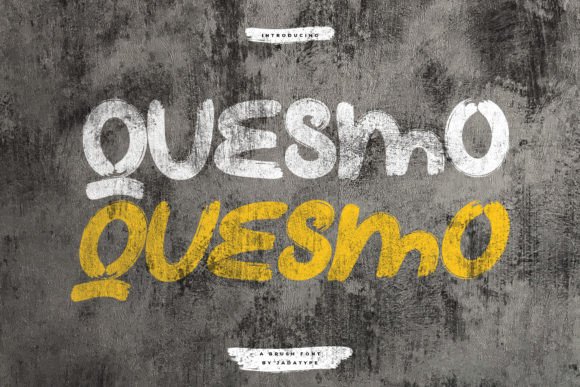 Quesmo: The Bold Brush Font That Transforms Small Business Branding
