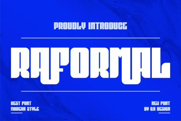 Raformal: The Bold Display Font for Authentic Branding Projects