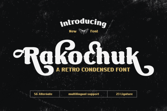 Rakochuk: The Perfect Retro Display Font for Modern Web Design