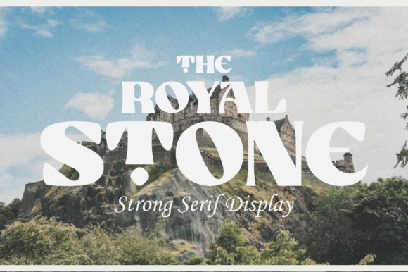 Royal Stone: A Retro Display Typeface for Editorial Design