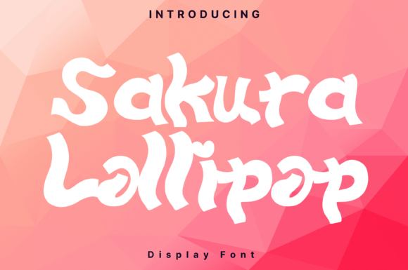 Sakura Lollipop: A Whimsical Display Font for Editorial Design