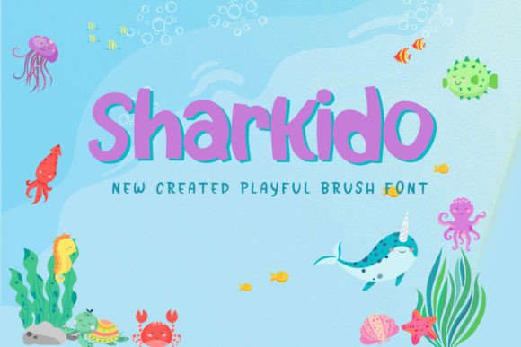 Sharkido: A Vibrant Display Typeface for Modern Editorial Design