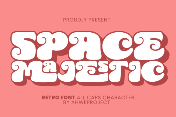 Space Majestic: A Retro Display Font for Bold Branding