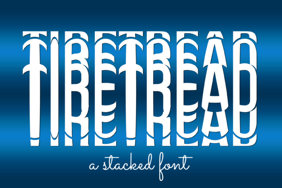 Tire Tread: The Stacked Display Font for Scroll-Stopping Visuals