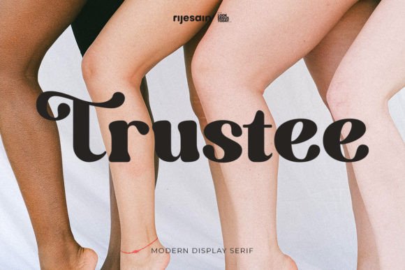 Trustee: A Modern Display Font for Vintage-Flair Branding