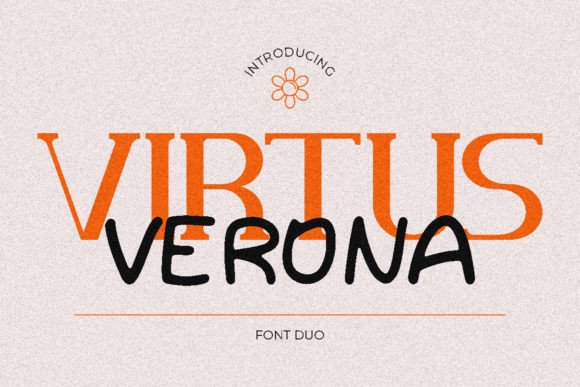 Virtus Verona: A Versatile Duo Typeface for Modern Branding