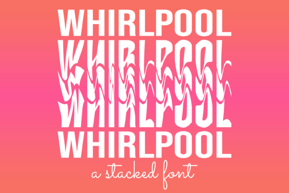 Whirlpool Display Font for Modern Web Design