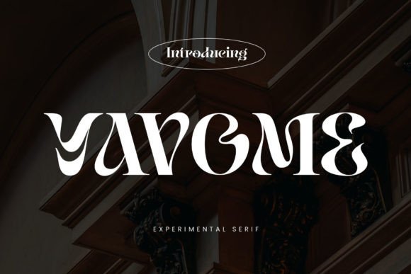 Yavome: A Quirky Serif Display Font for Modern Makers