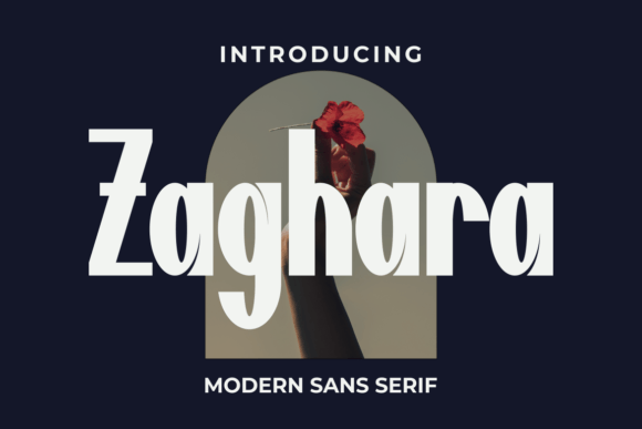 Zaghara: The Bold Display Typeface for Modern Branding